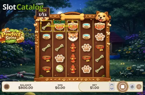 Οθόνη3. Pawfect Spins Κουλοχέρης