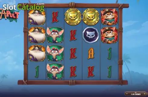 Οθόνη2. Cat-a-Pult Pirrrates Κουλοχέρης