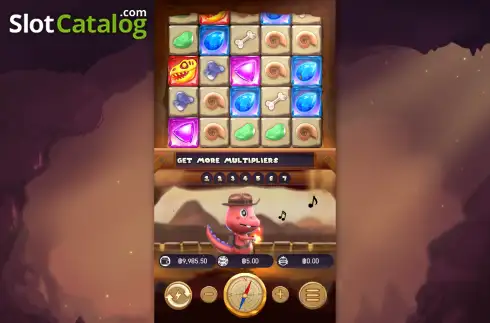 Οθόνη2. Dino Gems Κουλοχέρης 