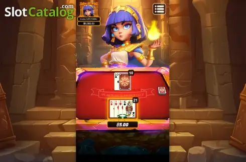 Οθόνη2. Golden Blackjack 21 Κουλοχέρης