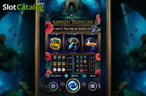 Οθόνη2. Kraken Treasure Κουλοχέρης