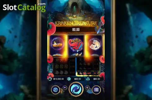 Οθόνη3. Kraken Treasure Κουλοχέρης