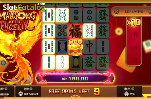 Οθόνη3. Mahjong of the Phoenix Κουλοχέρης