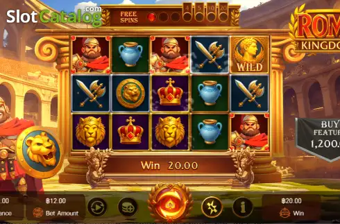 Οθόνη3. Roma Kingdom Κουλοχέρης