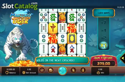 Οθόνη2. Mahjong of the White Tiger Κουλοχέρης 