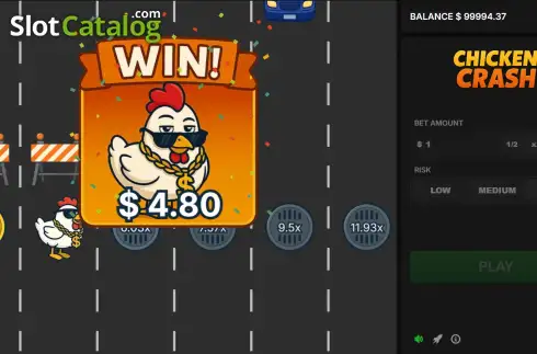 Οθόνη6. Chicken Crash (Astriona Games) Κουλοχέρης