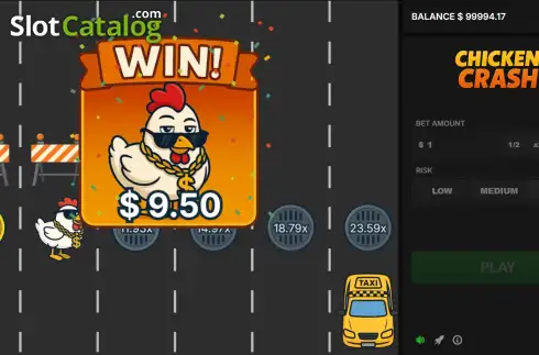 Οθόνη9. Chicken Crash (Astriona Games) Κουλοχέρης
