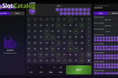 Οθόνη3. Keno 8 (Astriona Games) Κουλοχέρης