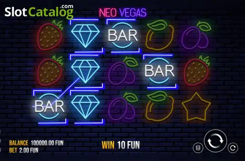 Οθόνη3. Neo Vegas (Astriona Games) Κουλοχέρης