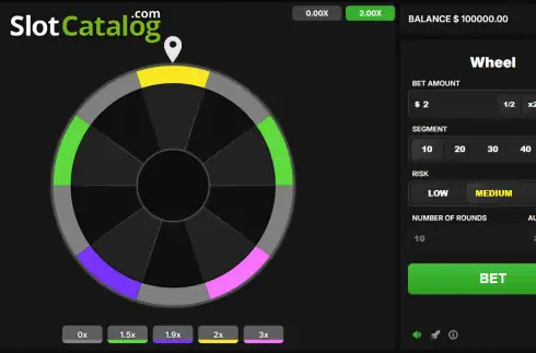 Οθόνη3. Wheel (Astriona Games) Κουλοχέρης