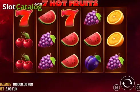 Οθόνη2. 7 Hot Fruits Κουλοχέρης
