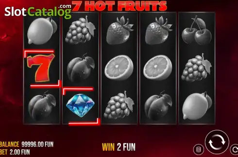 Οθόνη3. 7 Hot Fruits Κουλοχέρης