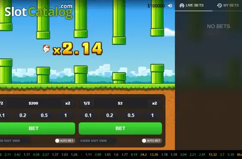 Οθόνη2. Flappy Rise Κουλοχέρης