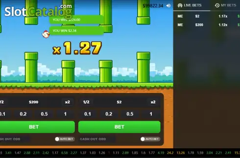 Οθόνη3. Flappy Rise Κουλοχέρης