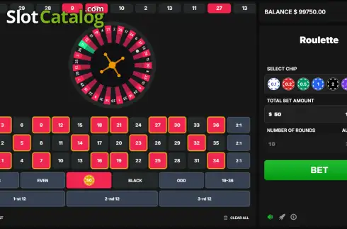Οθόνη2. Roulette (Astriona Games) Κουλοχέρης