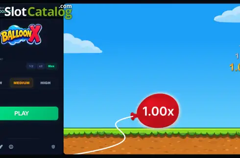 Οθόνη2. BalloonX (Astriona Games) Κουλοχέρης