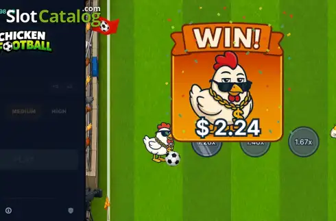 Οθόνη3. Chicken Football Κουλοχέρης 