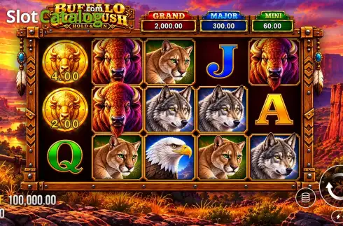 Οθόνη2. Buffalo Goldrush Κουλοχέρης 