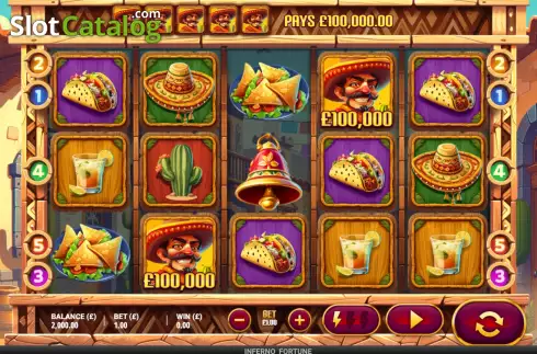 Οθόνη2. Inferno Fortune Κουλοχέρης