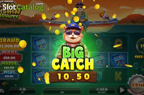 Οθόνη3. Big Fishin' Bounty Κουλοχέρης