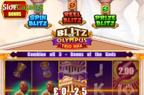 Οθόνη3. Blitz of Olympus Κουλοχέρης 
