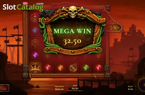 Οθόνη3. Pirate Gold Wheel Κουλοχέρης