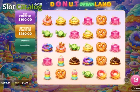 Οθόνη2. Donut Dreamland Κουλοχέρης