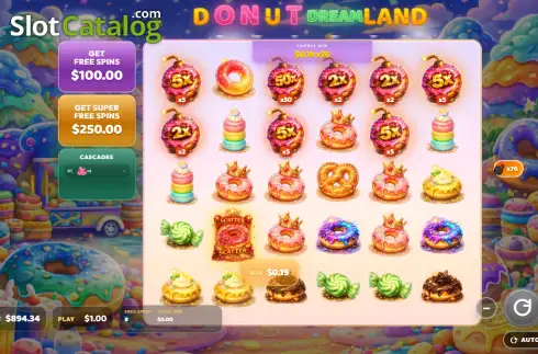 Οθόνη3. Donut Dreamland Κουλοχέρης