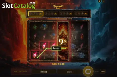 Οθόνη3. Dragon Duel (Ava Studios) Κουλοχέρης 