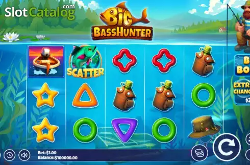 Οθόνη2. Big Bass Hunter Κουλοχέρης