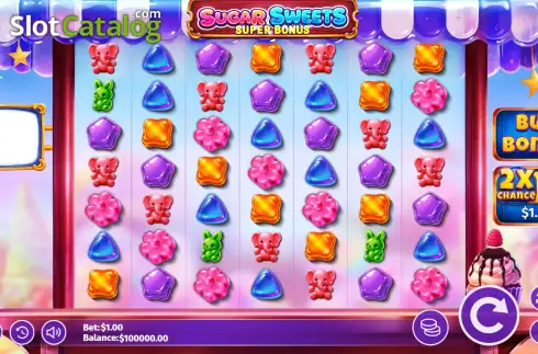Οθόνη2. Sugar Sweets: Super Bonus Κουλοχέρης 