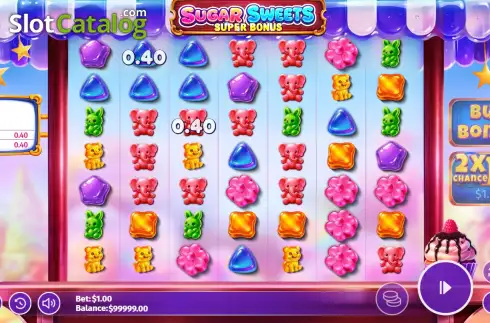 Οθόνη3. Sugar Sweets: Super Bonus Κουλοχέρης 
