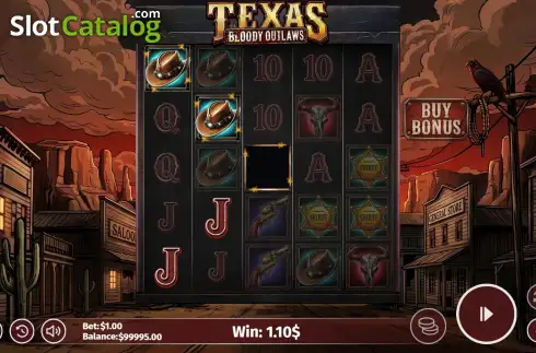 Οθόνη3. Texas Bloody Outlaws Κουλοχέρης 