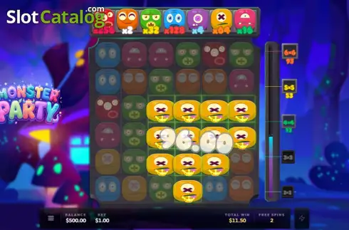 Οθόνη3. Monster Party Κουλοχέρης