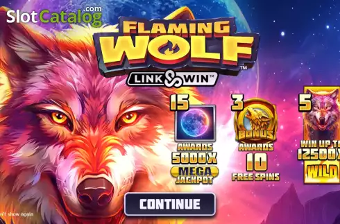 Οθόνη2. Flaming Wolf Link&Win Κουλοχέρης