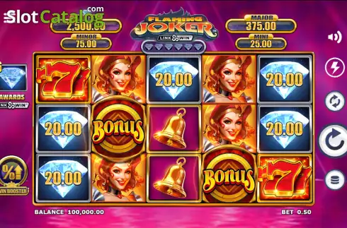 Οθόνη2. Flaming Joker Link & Win Κουλοχέρης