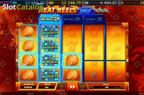 Οθόνη3. Heat Reels 50+++ Κουλοχέρης
