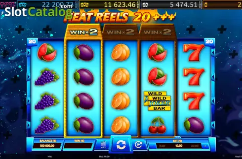 Οθόνη2. Heat Reels 20 +++ Κουλοχέρης 