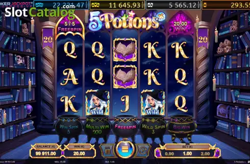 Οθόνη9. 5 Potions+ Κουλοχέρης