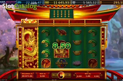 Οθόνη3. Golden Dragons 5 Κουλοχέρης