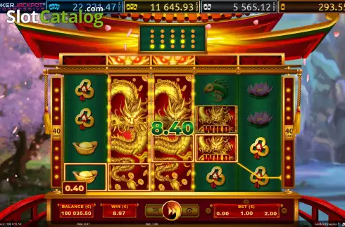 Οθόνη5. Golden Dragons 5 Κουλοχέρης