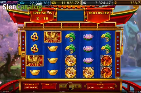 Οθόνη7. Golden Dragons 5 Κουλοχέρης