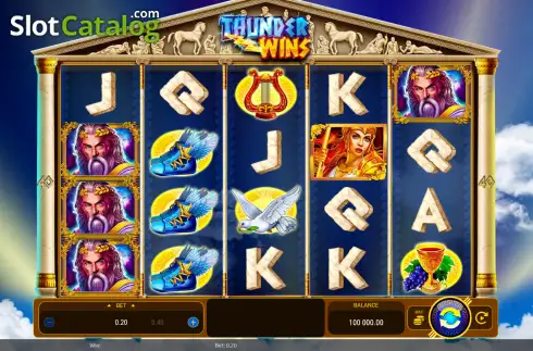 Οθόνη2. Thunder Wins Κουλοχέρης