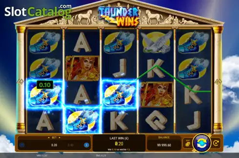Οθόνη3. Thunder Wins Κουλοχέρης