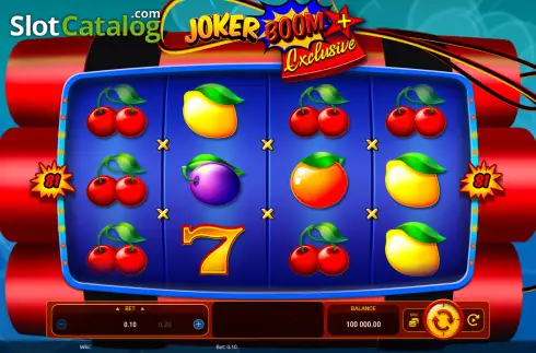 Οθόνη2. Joker Boom Plus Exclusive Κουλοχέρης