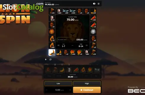Οθόνη3. Lion Spin Κουλοχέρης 