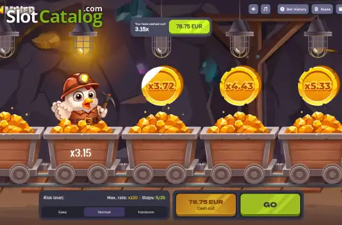 Οθόνη3. Chicken Miner Κουλοχέρης 