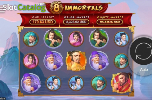 Οθόνη2. 8 Immortals (bet365 Software) Κουλοχέρης