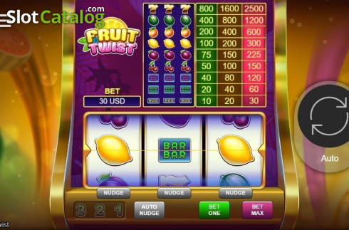 Οθόνη2. Fruit Twist (bet365 Software) Κουλοχέρης 