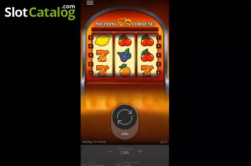 Οθόνη3. Sizzling 7's Fortune Κουλοχέρης 